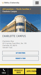 Mobile Screenshot of charlotte.devry.edu