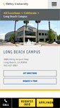 Mobile Screenshot of lb.devry.edu