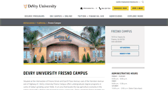 Desktop Screenshot of fresno.devry.edu