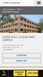 Mobile Screenshot of cleveland.devry.edu