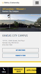 Mobile Screenshot of kc.devry.edu