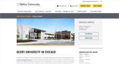 Desktop Screenshot of chi.devry.edu