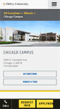 Mobile Screenshot of chi.devry.edu