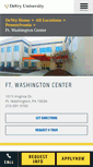 Mobile Screenshot of philly.devry.edu